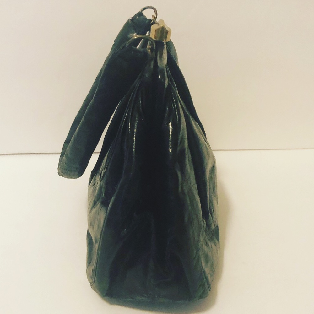 Vintage Mini Top Handle Black Bag - Picture 5 of 9